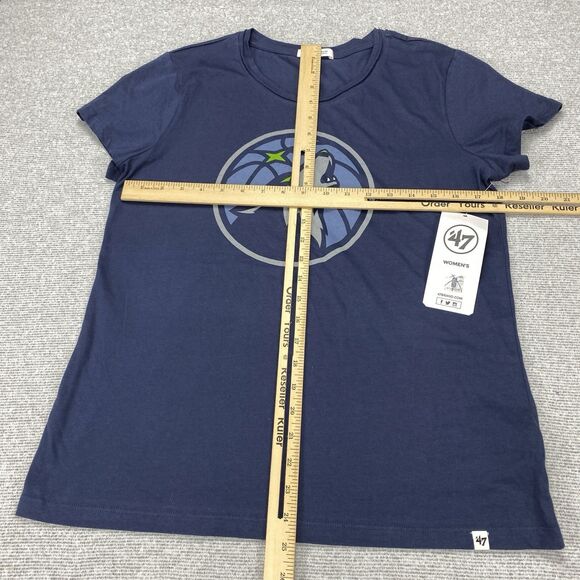 Minnesota Timberwolves Womens T-Shirt Atlas Blue - Size Medium MSRP: $35 - Picture 12 of 16
